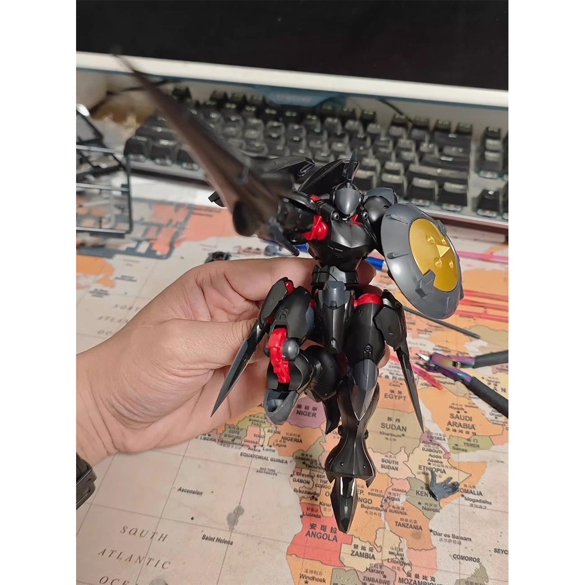 Sheik Mainland Super Cavalry Actaeon (Dual Head Sculpts) 1/144 Scale Assembly Model Kits