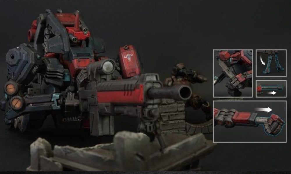 Figura coleccionable de Toys Alliance X Acid Rain: Acid Rain: Red Dwarf D2C-r 1:18 Figura de acción en miniatura FAV-A81