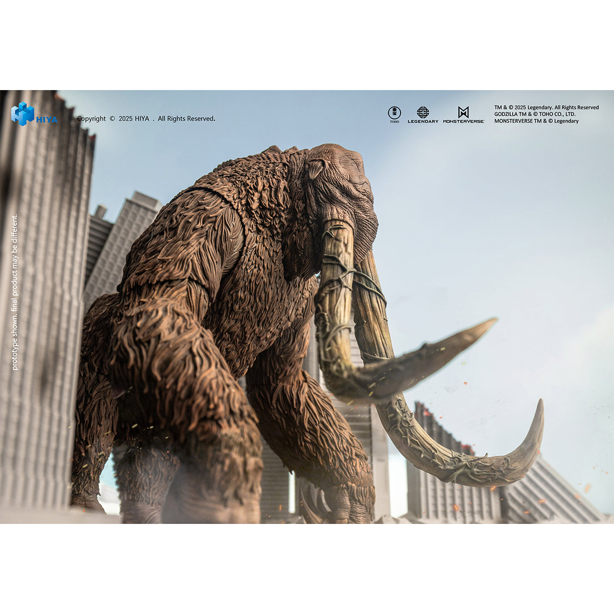 HIYA Godzilla: King of the Monsters: Behemoth EBG0184 Pre-Painted Articulated Figure Monster Action Figure