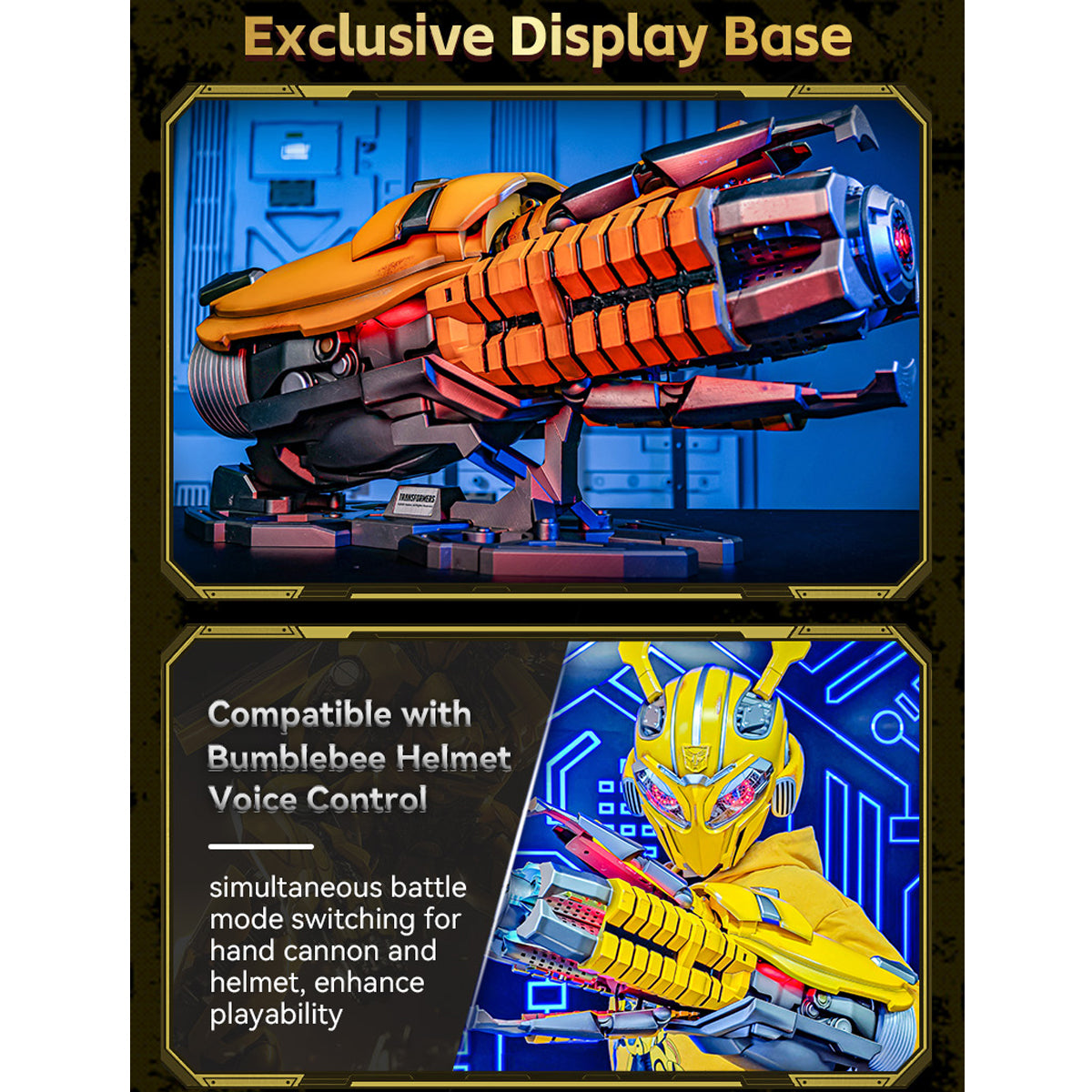 Killerbody Transformers Bumblebee Hand Cannon 1:1 Wearable KB20069-91 CosPlay