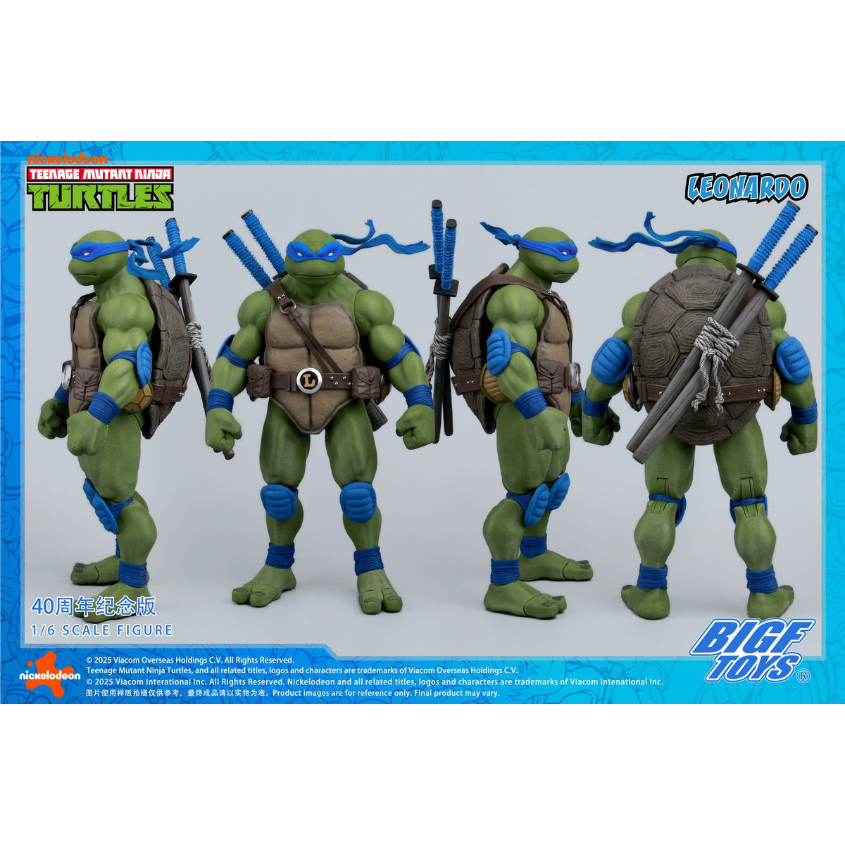 BIGFTOYS, TMNT Leonardo, Action Figures