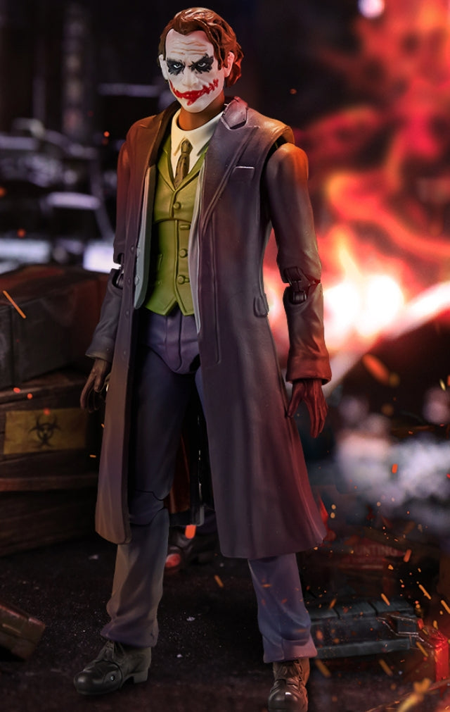 Coffret complet Fondjoy : Heath Ledger, Joker Deluxe Edition, figurine miniature à l'échelle 1:9