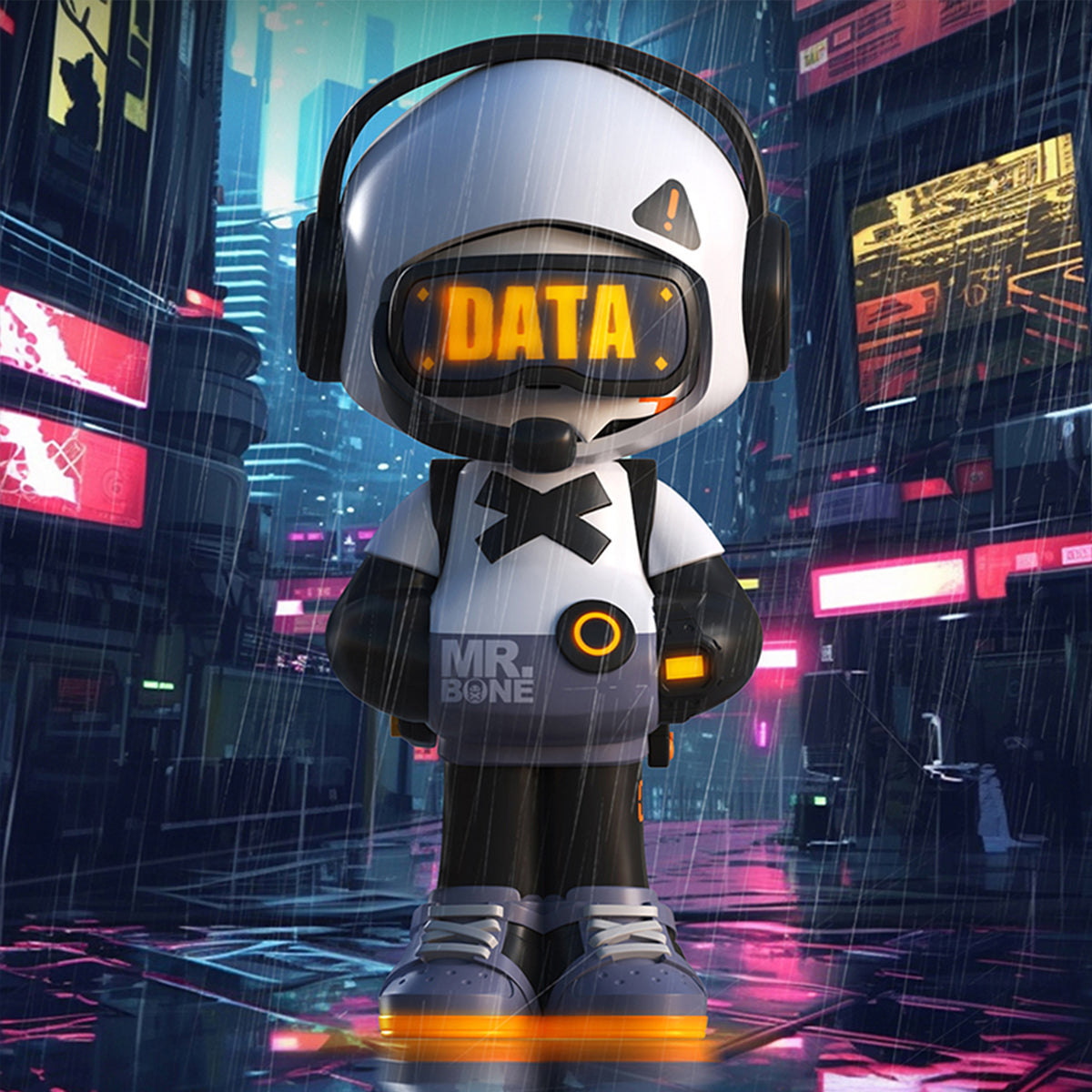 MR.BONE Mini 2 Generation Times Travel Series Blind Box Figure