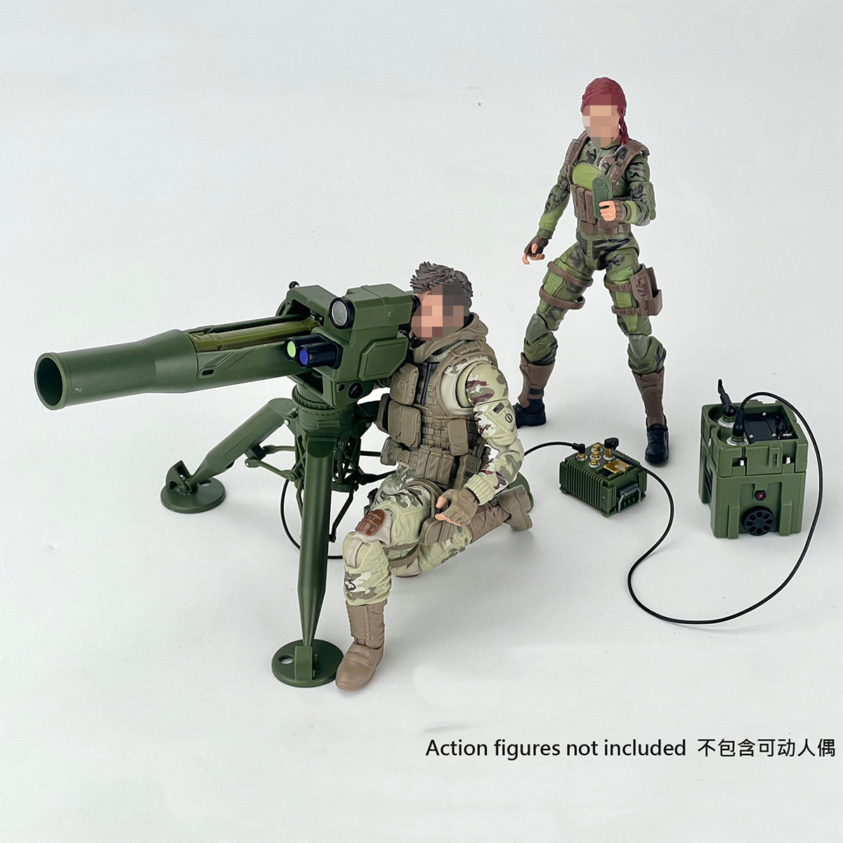 FANS HOBBY VE-01 Air Eagle VE-02 Uni-Thunder VE-03 A.T.A.C. All-Terrain Attack Carrier VEA-01 Missile Launcher Set 1/12 Scale Vehicle Model