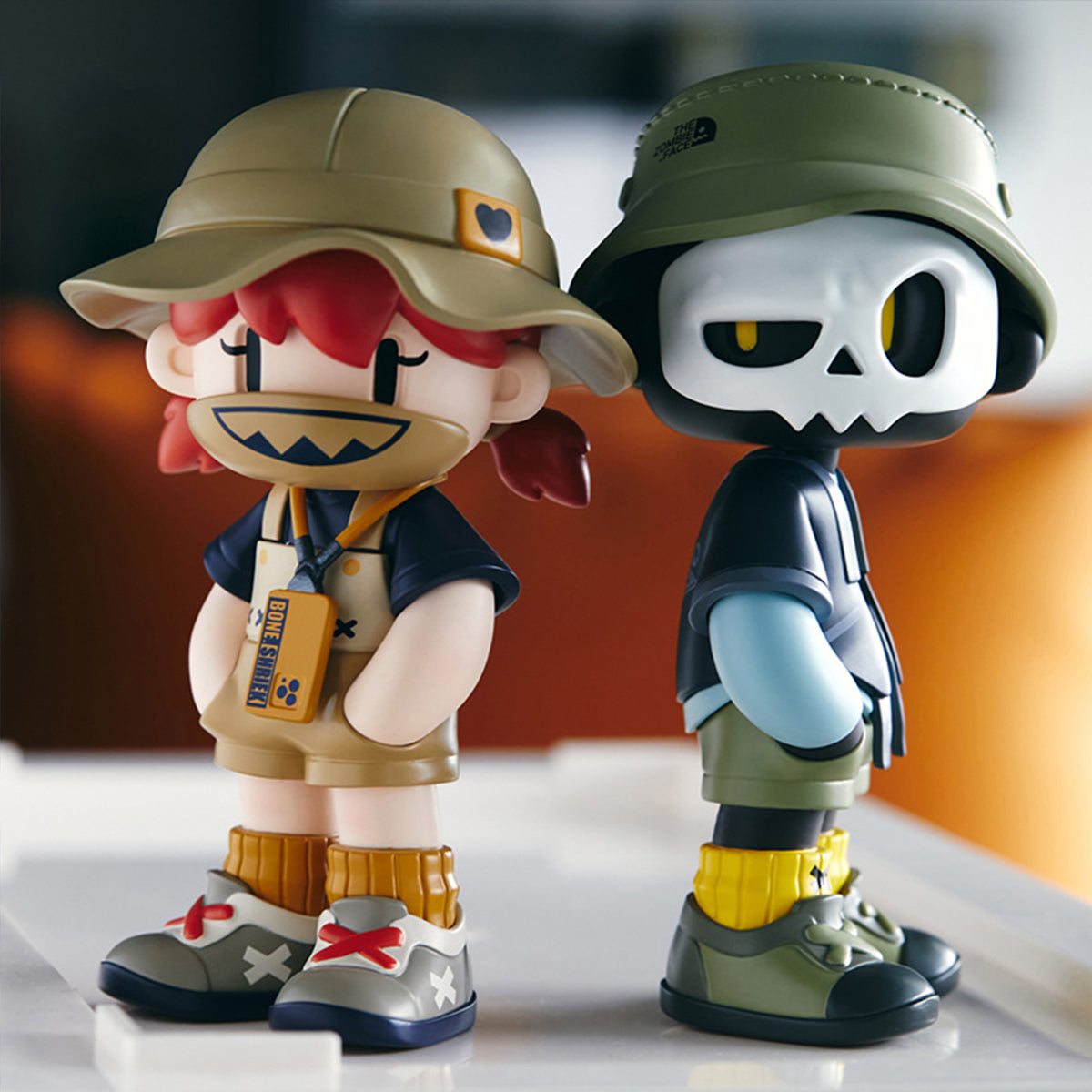 MR.BONE Fourth Generation Camping Mask Blind Box Figure