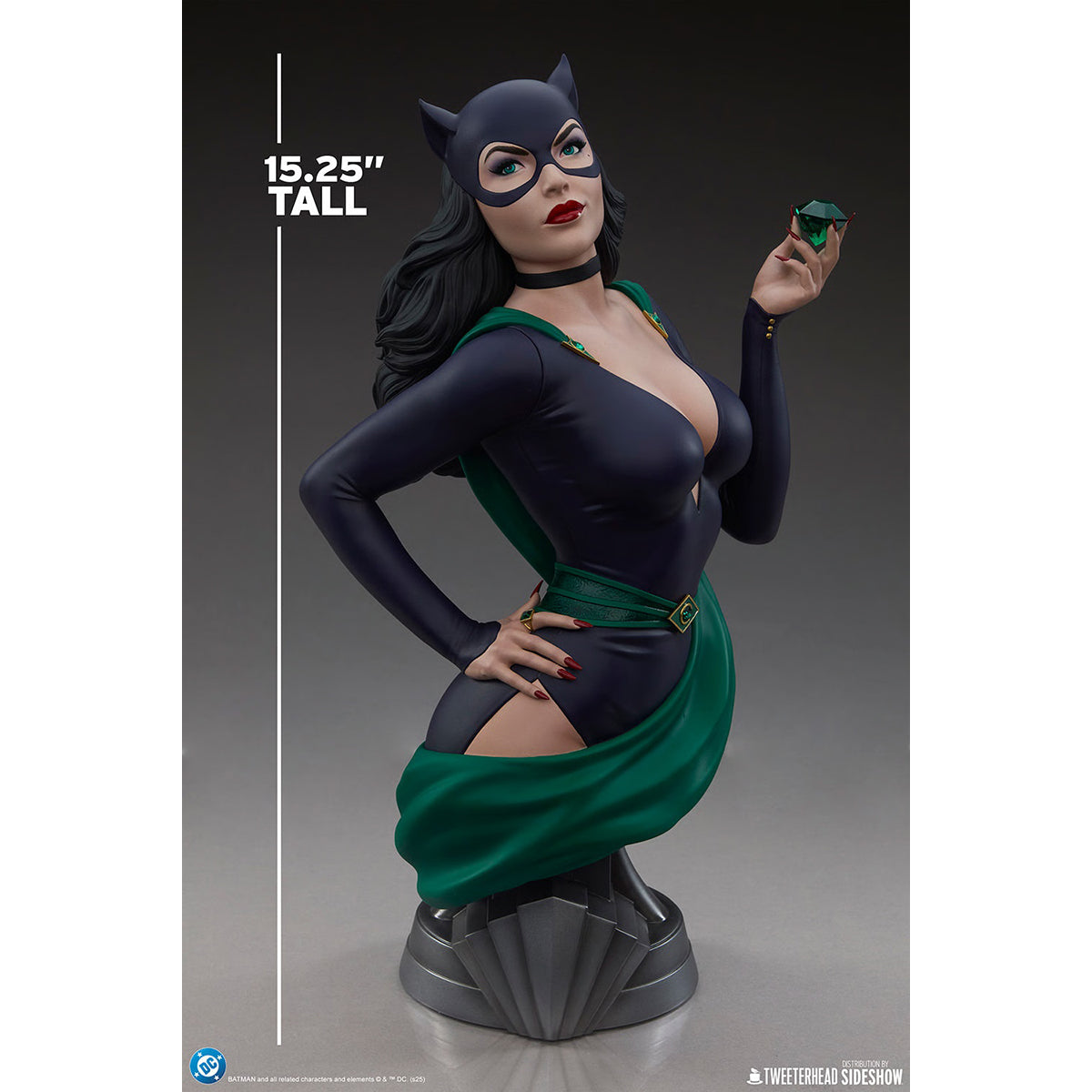 Sideshow x Tweeterhead, Catwoman Bust, 1/3 Scale Art Figurine