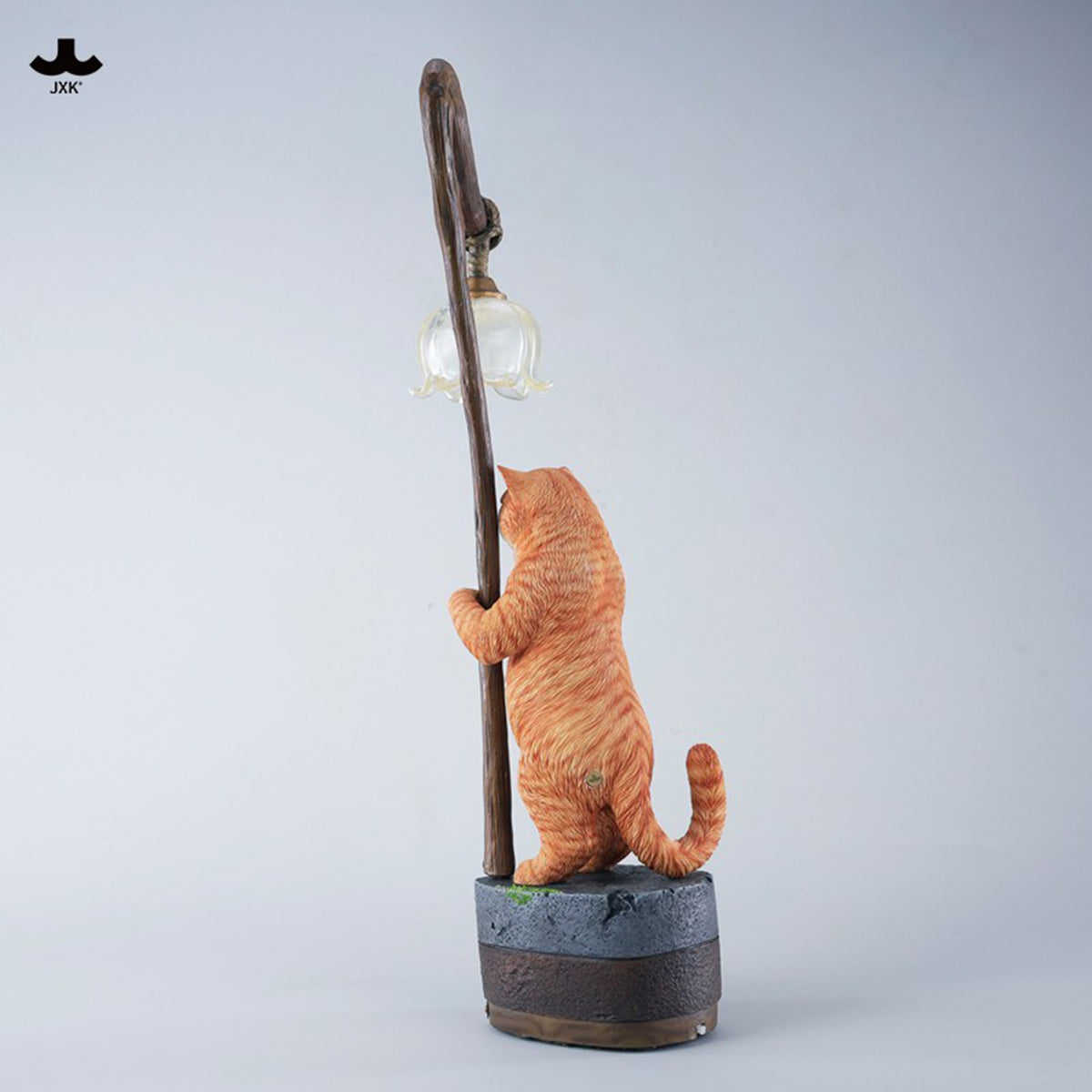 JXK Lily of the Valley Reflecting a Cat JXK342 Collectible Animal Figurine