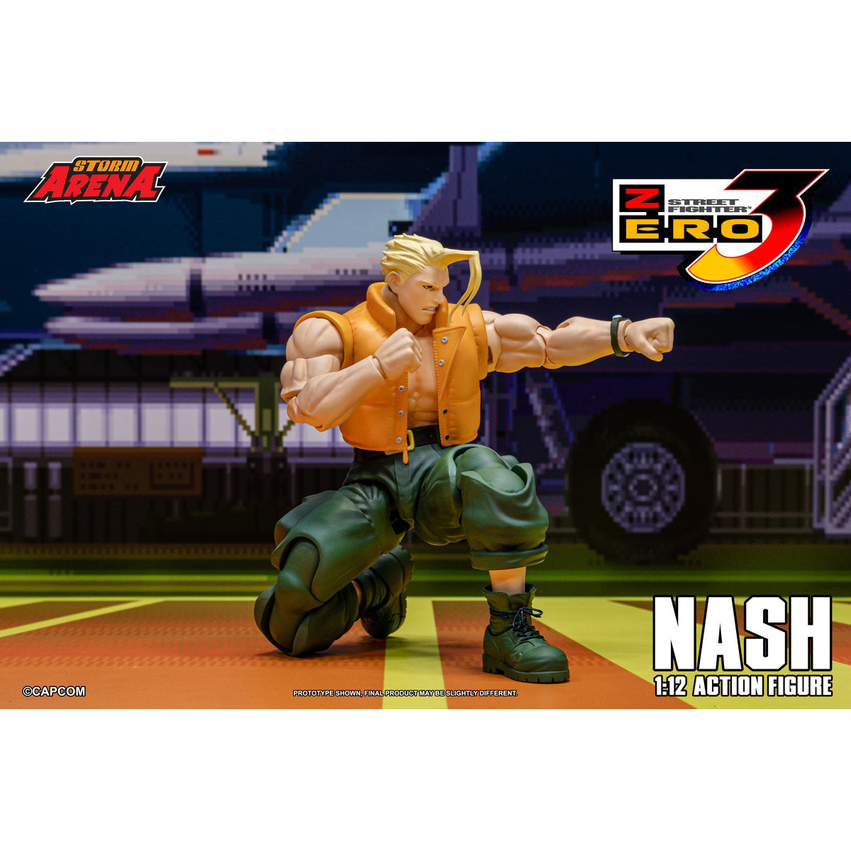 Storm Collectibles Street Fighter 3 Zero: NASH 1/12 Scale Action Figure