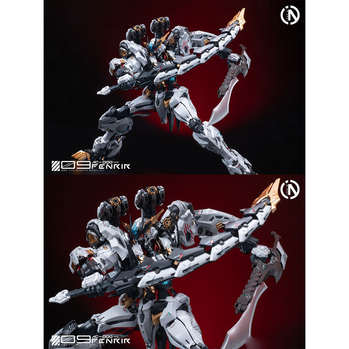 INERA+ FNR009 FENRIR 1/72 Scale Plastic Assembly Model Kits