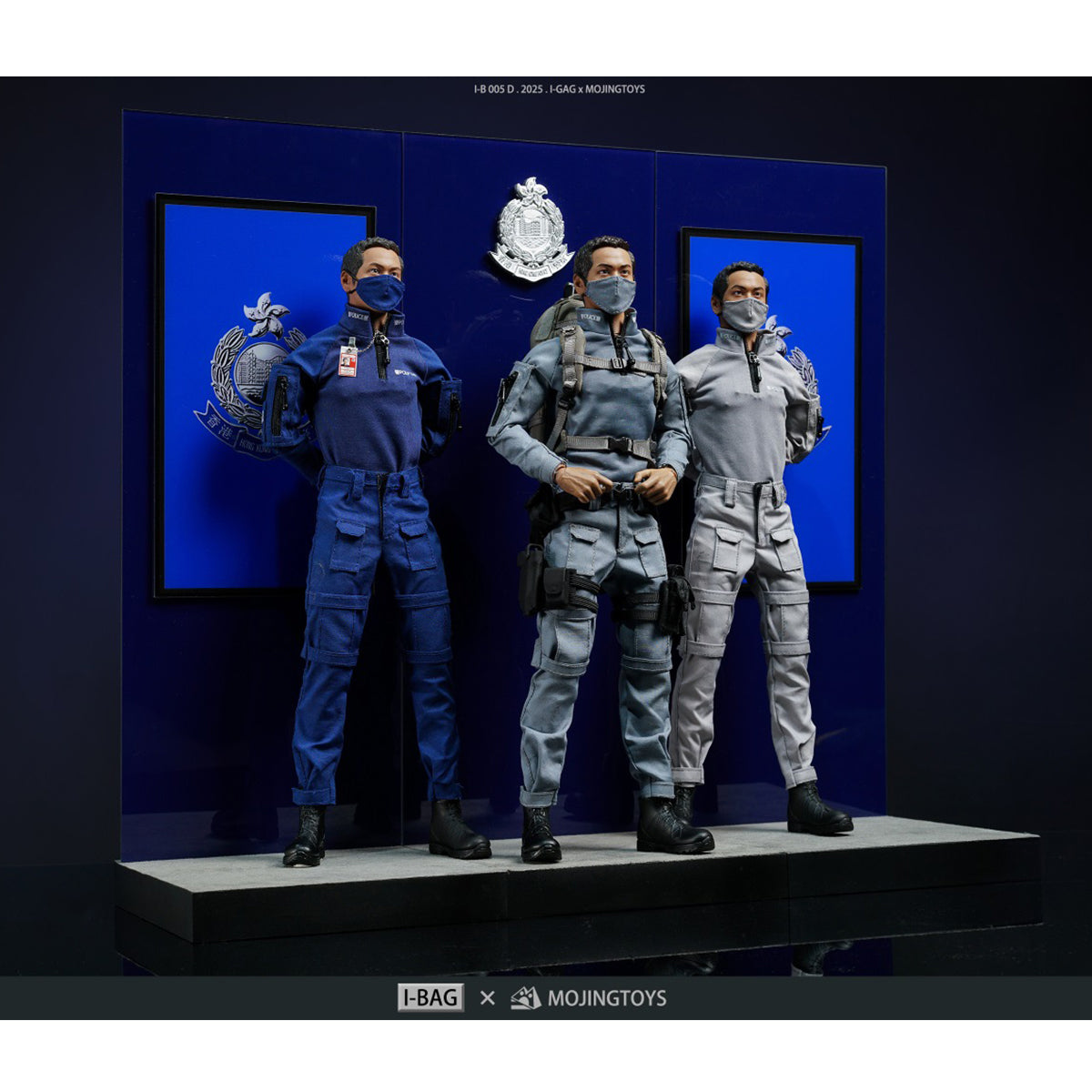 MOjingtoys, Chinese Hong Kong Urban Tactical Duty Team 2024: CTRU (Counter-Terrorism Response Unit)/ASU (Airport Security Unit)/RRT (Hong Kong Railway Response Team)/, Action Figures