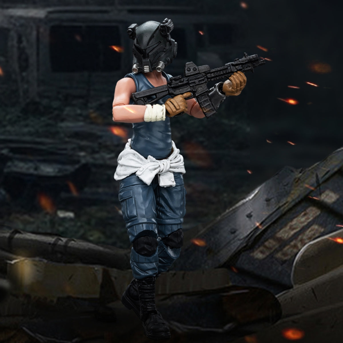 Figurine de collection JoyToy Hardcore Coldplay : Pack promotionnel Army Builder, figurine 22, échelle 1:18, JT9688