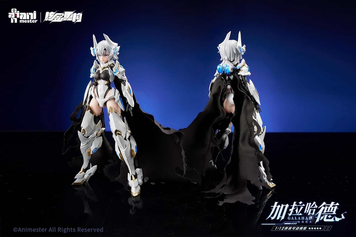 Kits de modelos de plástico de Galahad: Caballero Dragón Blanco de Animester