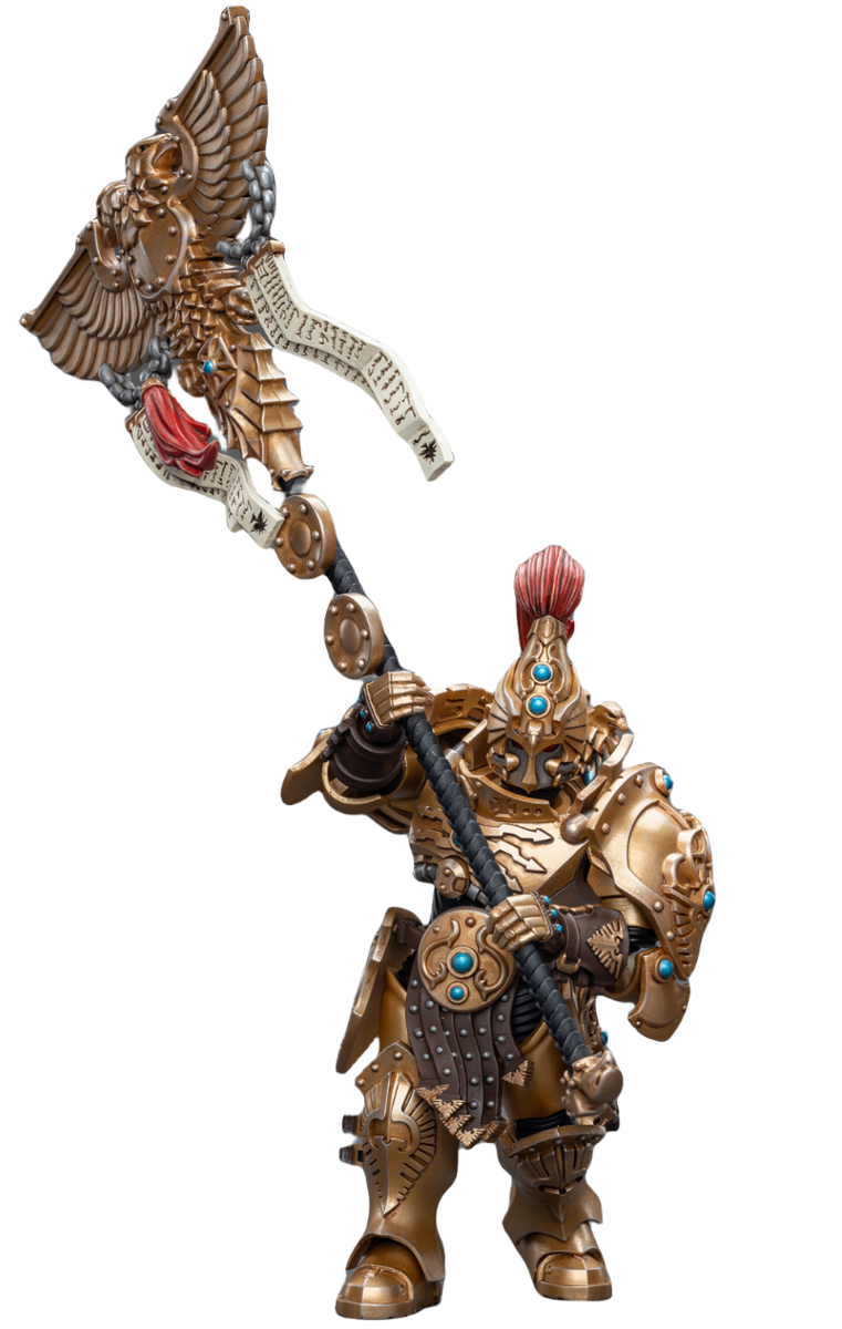 JoyToy 40K : Figurines d'action Adeptus Custodes Vexilus Praetor (Vexilus Praetor)