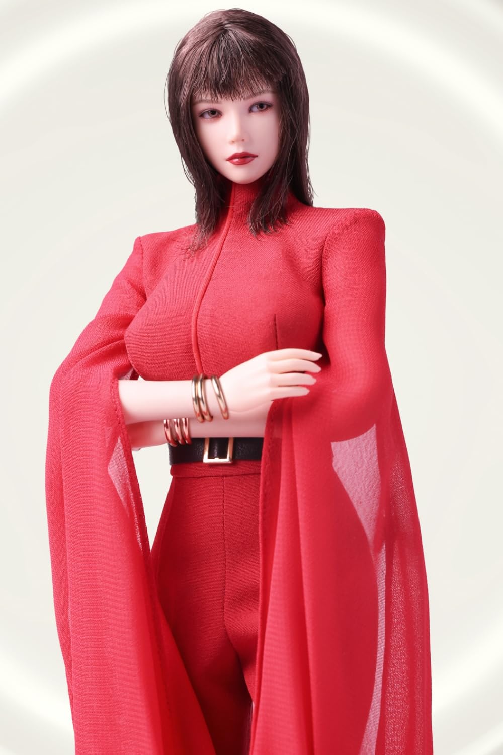 Ropa para muñeca a escala 1/6: Conjunto de vestido de noche para figura de acción coleccionable de 12 pulgadas