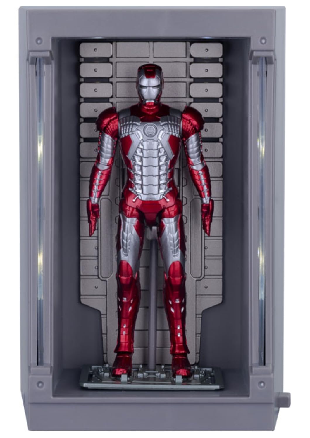 Conjunto completo de figuras coleccionables de ZD: Iron Man Mark Garage, figura de acción en miniatura a escala 1:20