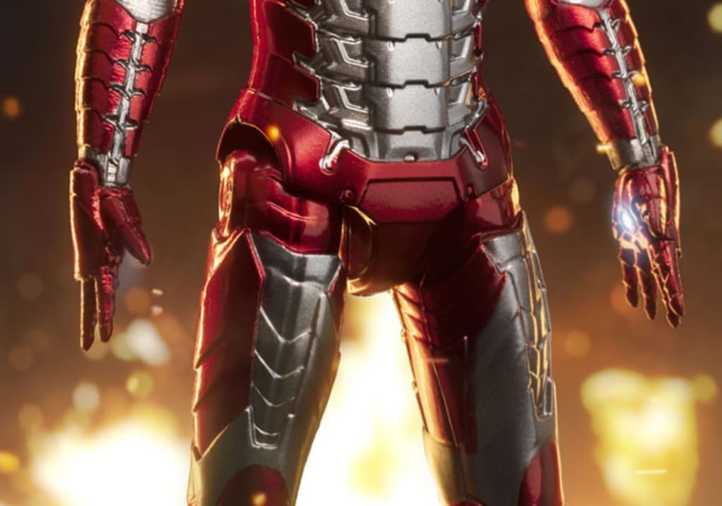 Conjunto completo de figuras coleccionables de ZD: Iron Man Mark Garage, figura de acción en miniatura a escala 1:20