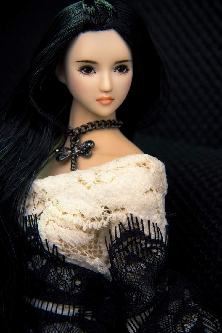 Figura de acción esculpida de cabeza femenina a escala 1/6 TBLeague/Obitsu/JIAOU CDH12