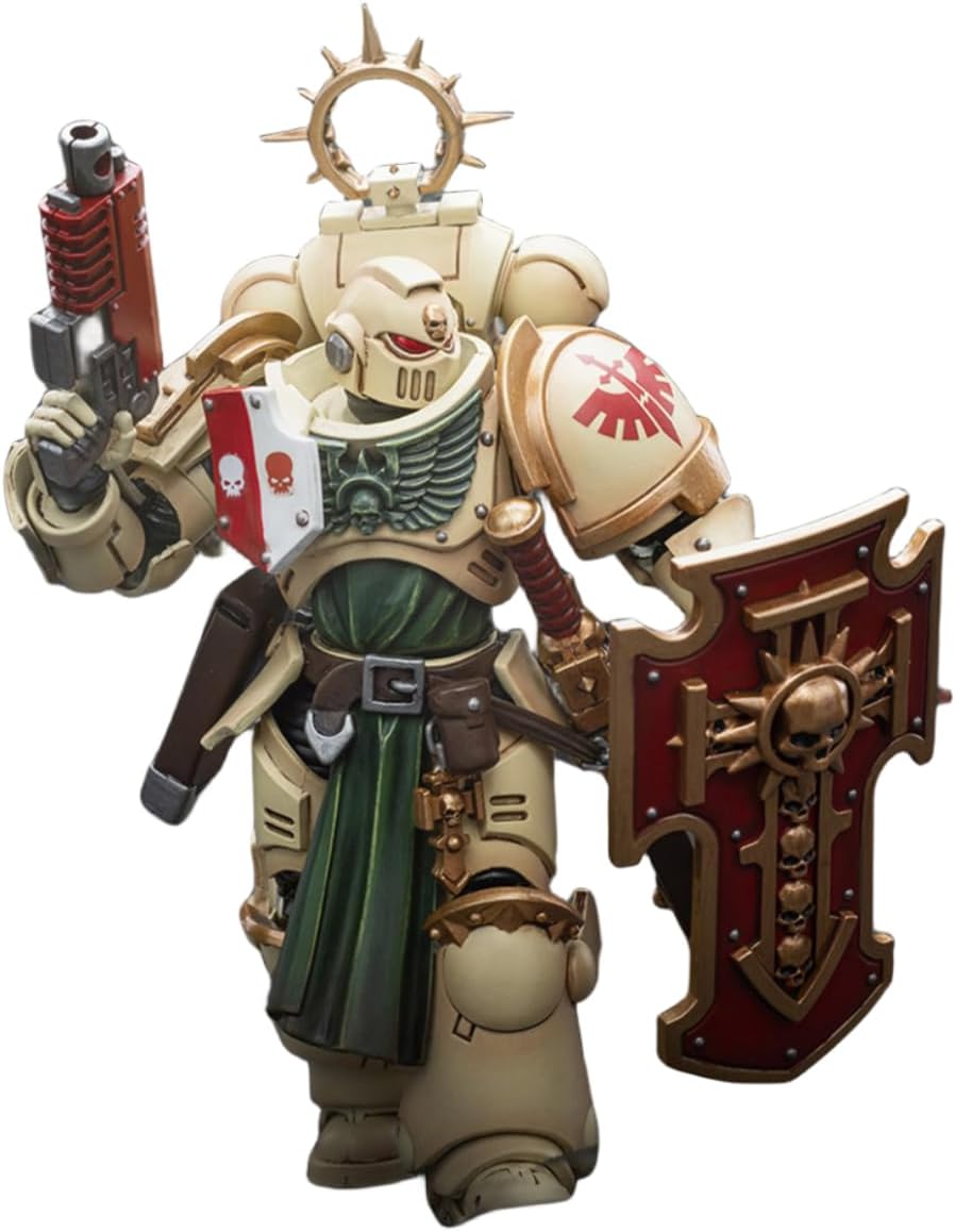 JoyToy Warhammer 40K Figurine à collectionner : Dark Angels Bladeguard Veteran Figurines d'action à l'échelle 1:18 JT7967