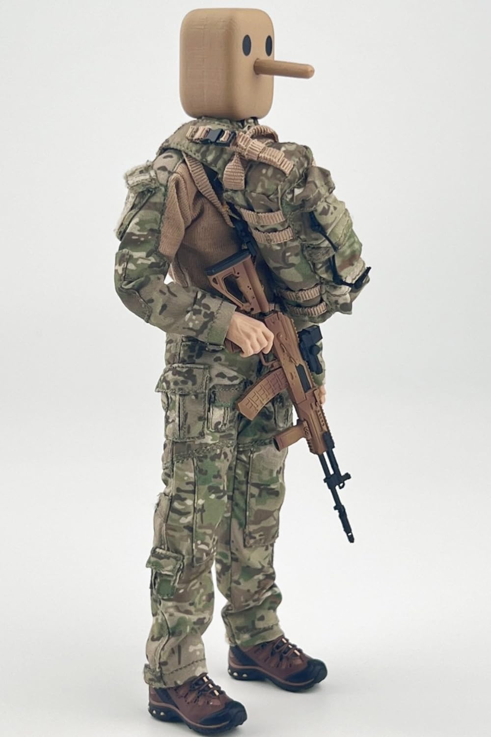 Accesorio para figura a escala 1/12: Mochilas tácticas Modelo Miniatura Coleccionable