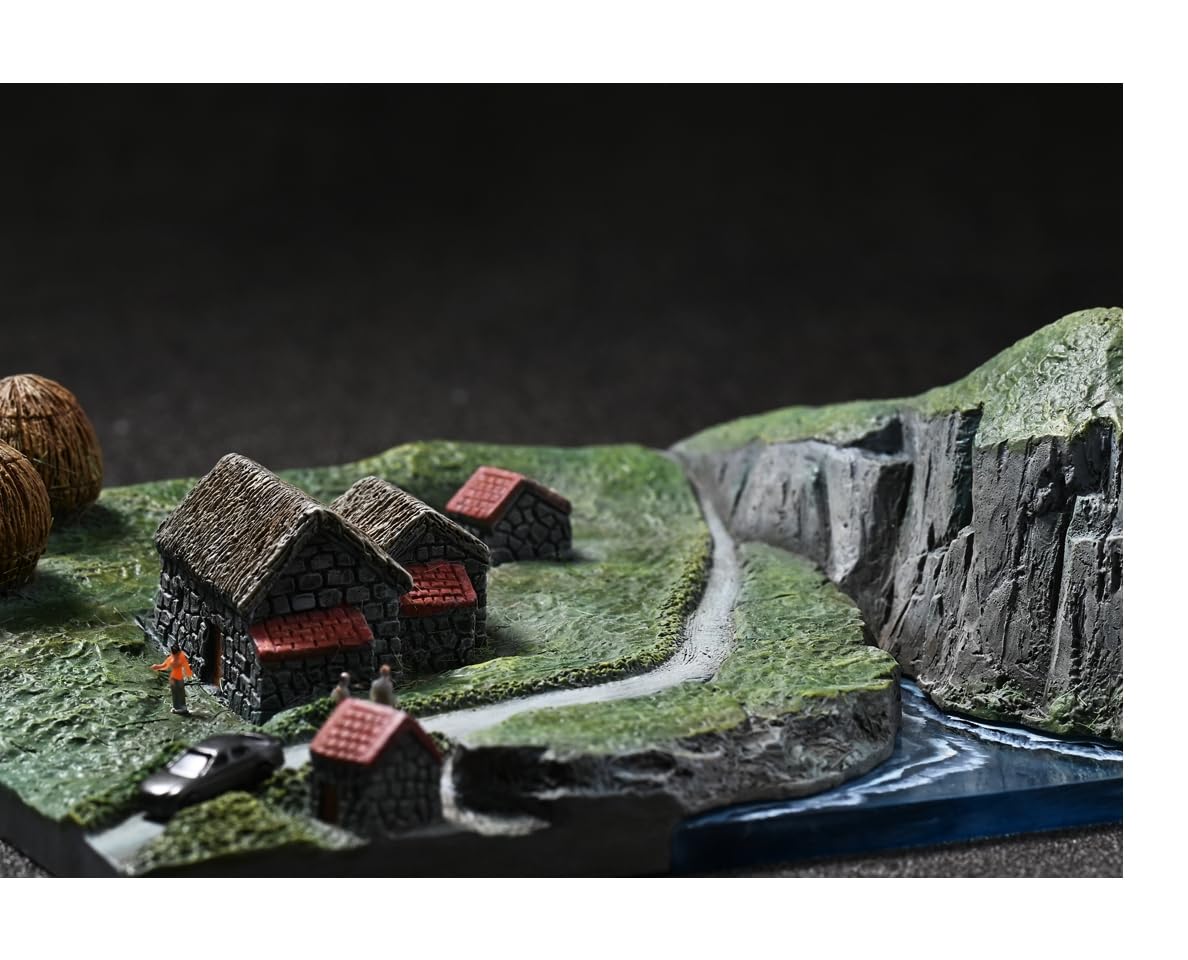 Figura de gato coleccionable JXK: El gato gigante atacante, pintada a mano por expertos, resina realista y segura, figura de animal en miniatura a escala 1:6