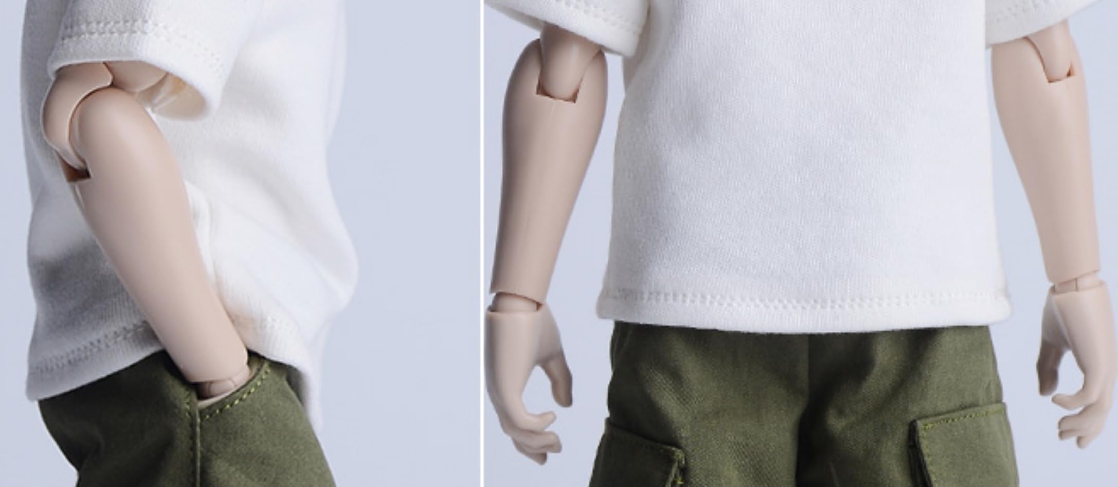 Ropa para muñecas a escala 1/12: camiseta coleccionable.