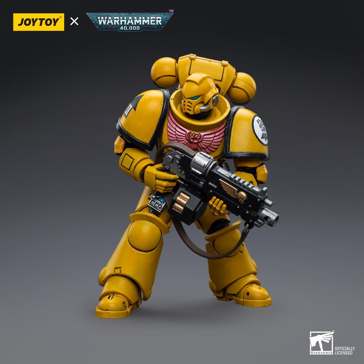 Figurine de collection JoyToy 40K Imperial Fists Intercessors à l'échelle 1:18
