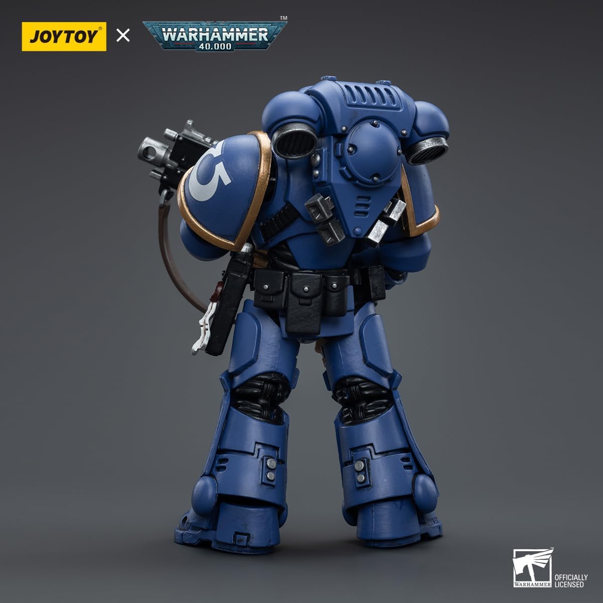 JoyToy Warhammer 40K Figurines d'action de science-fiction sous licence officielle à l'échelle 1/18 Série complète Ultramarines Intercessors