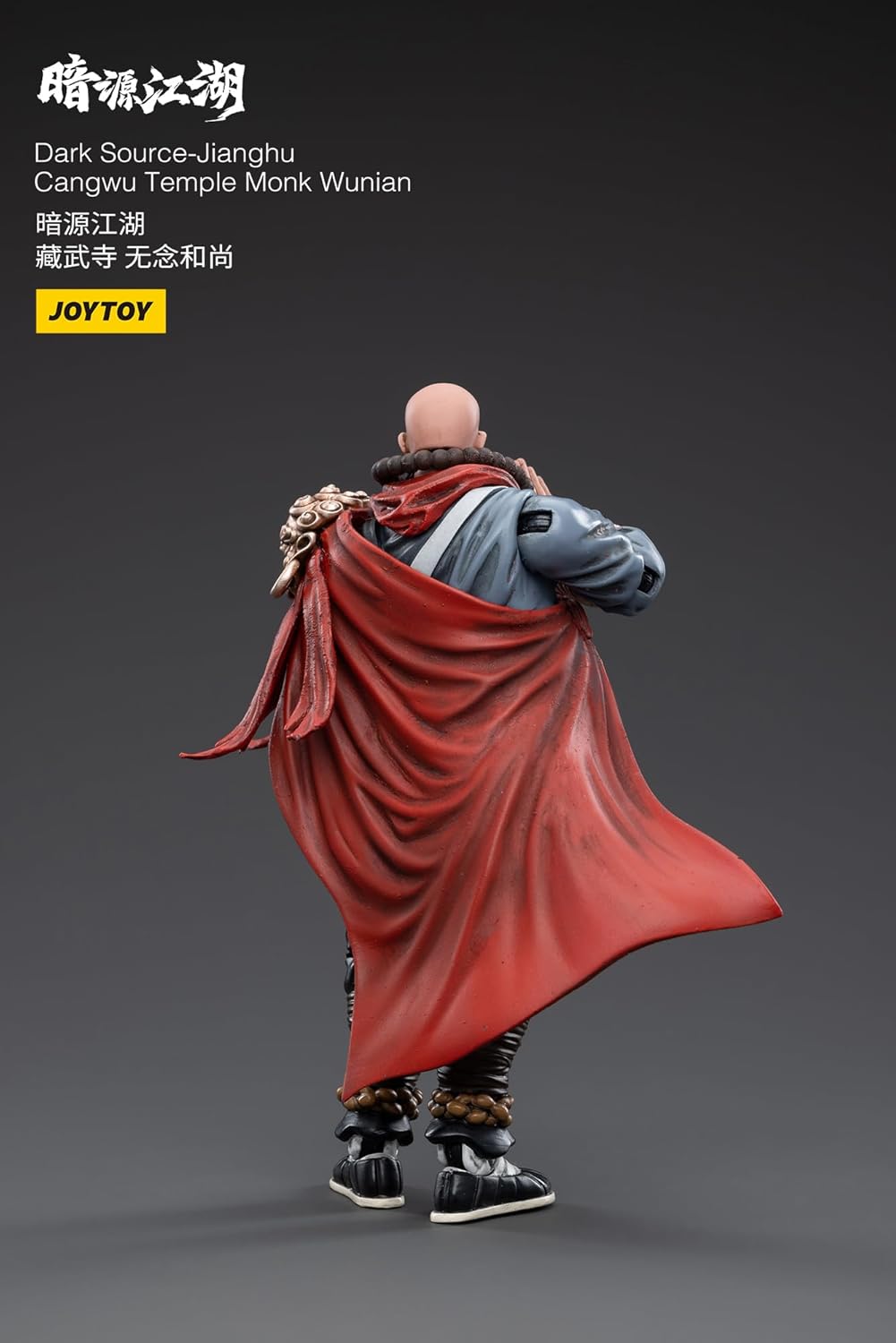 JoyToy 1/18 Scale Dark Source Battle for The Stars Chinese Ancient Warriors Jianghu Cangwu Temple Monk Wunian Action Figure