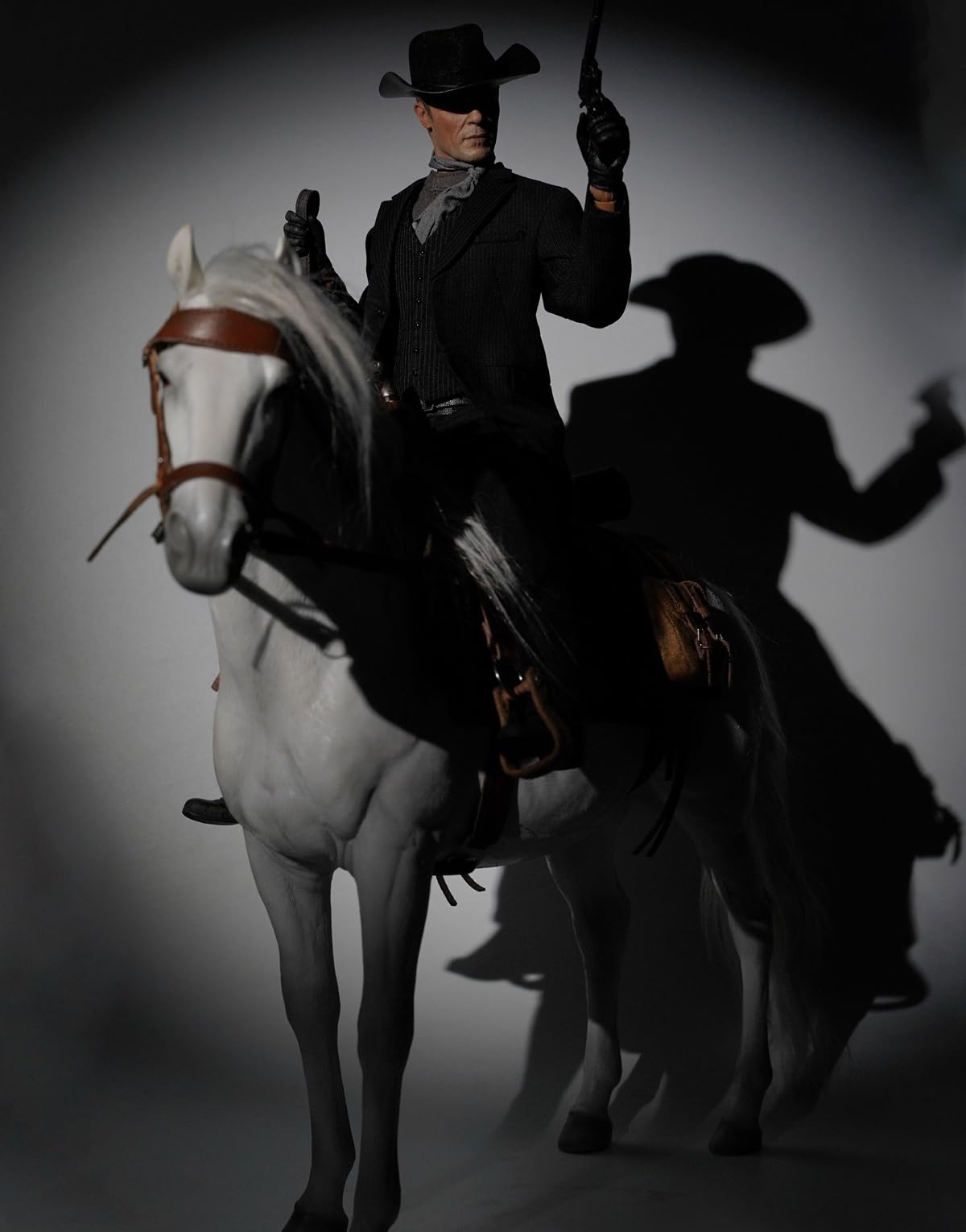 Figura de caballo coleccionable JXK: Caballo, pintado a mano por expertos, realista, resina segura, figura de animal