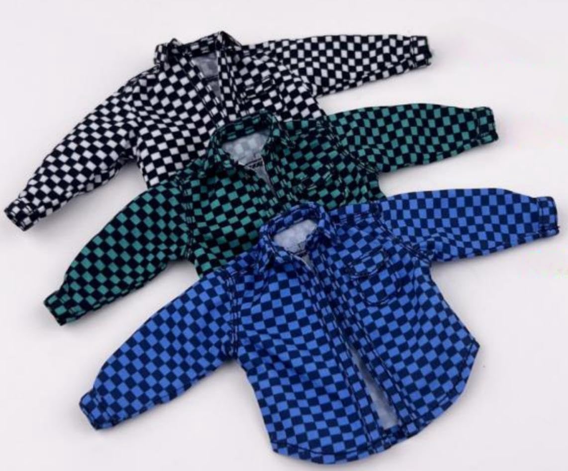 Ropa para muñecas a escala 1/12: Camisa vintage, accesorio coleccionable