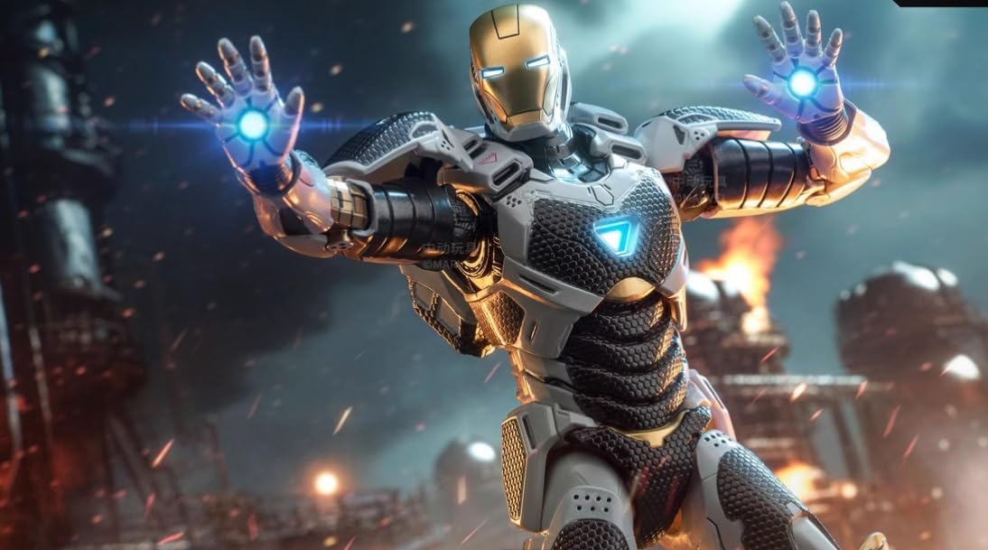 Conjunto completo de figuras coleccionables de ZD: Iron Man 3 Mark 33, figura de acción en miniatura a escala 1:10