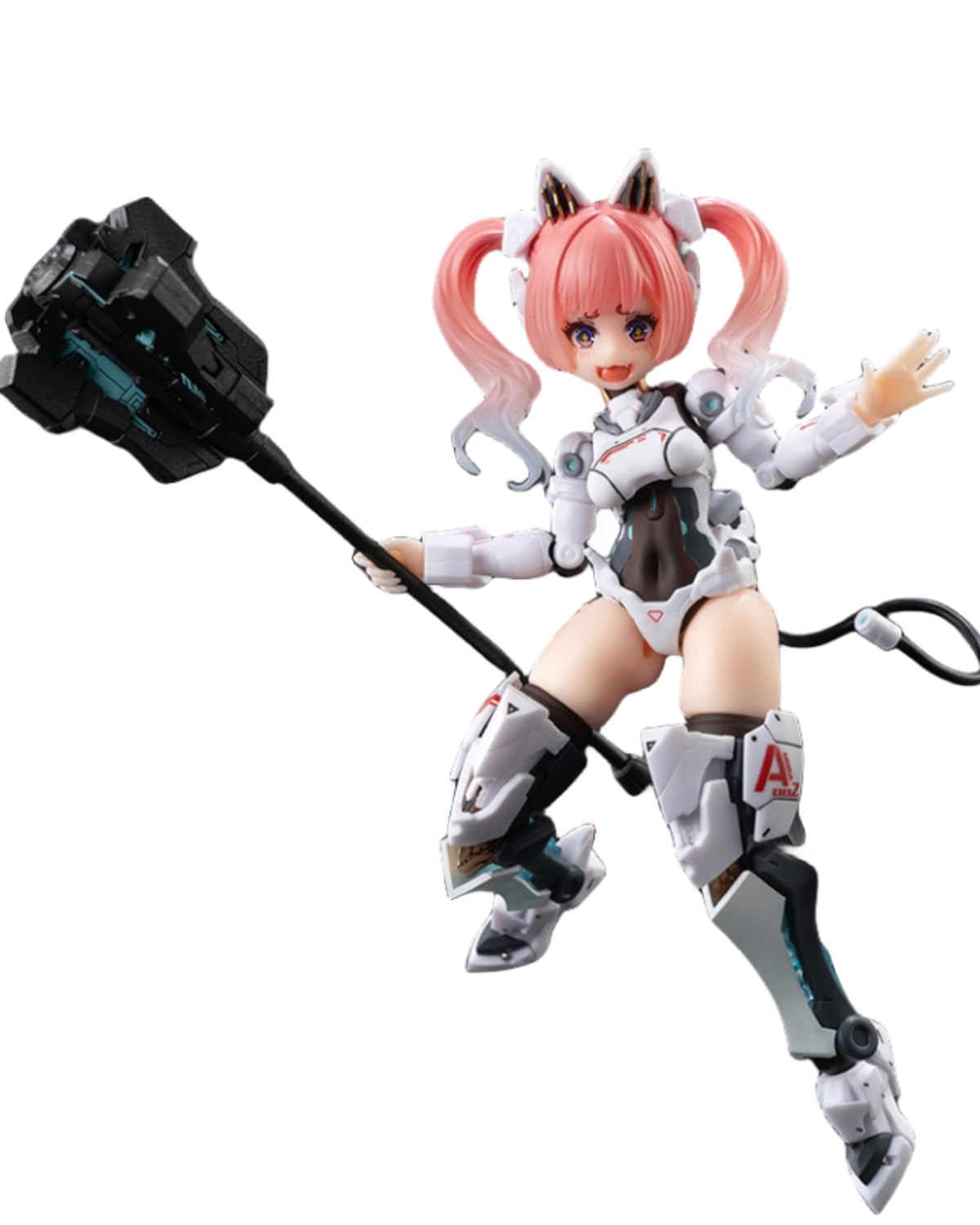 Figura de caracol coleccionable, set completo: EveD Series Strike Cat, estilo anime, figura de acción femenina en miniatura a escala 1:12 AMBRA-02