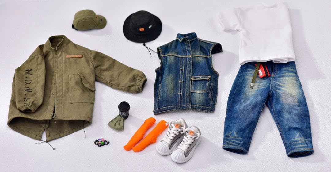 Figura a escala 1/6 Ropa para muñeca: City Boy para figura de acción coleccionable de 12 pulgadas