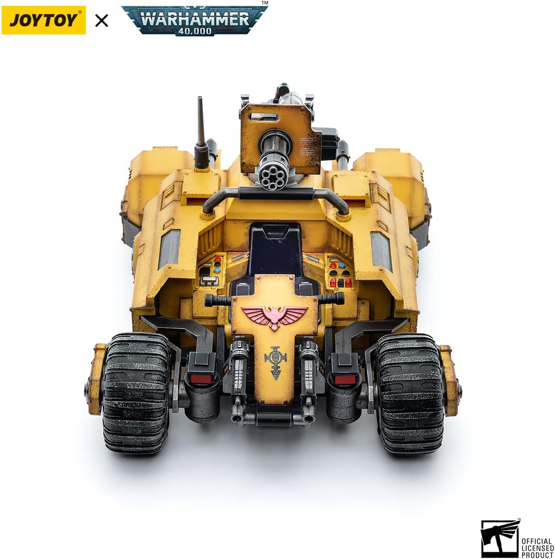 JoyToy - Figurines d'action de science-fiction Warhammer 40K sous licence officielle à l'échelle 1/18 (ATV, Imperial Fists)