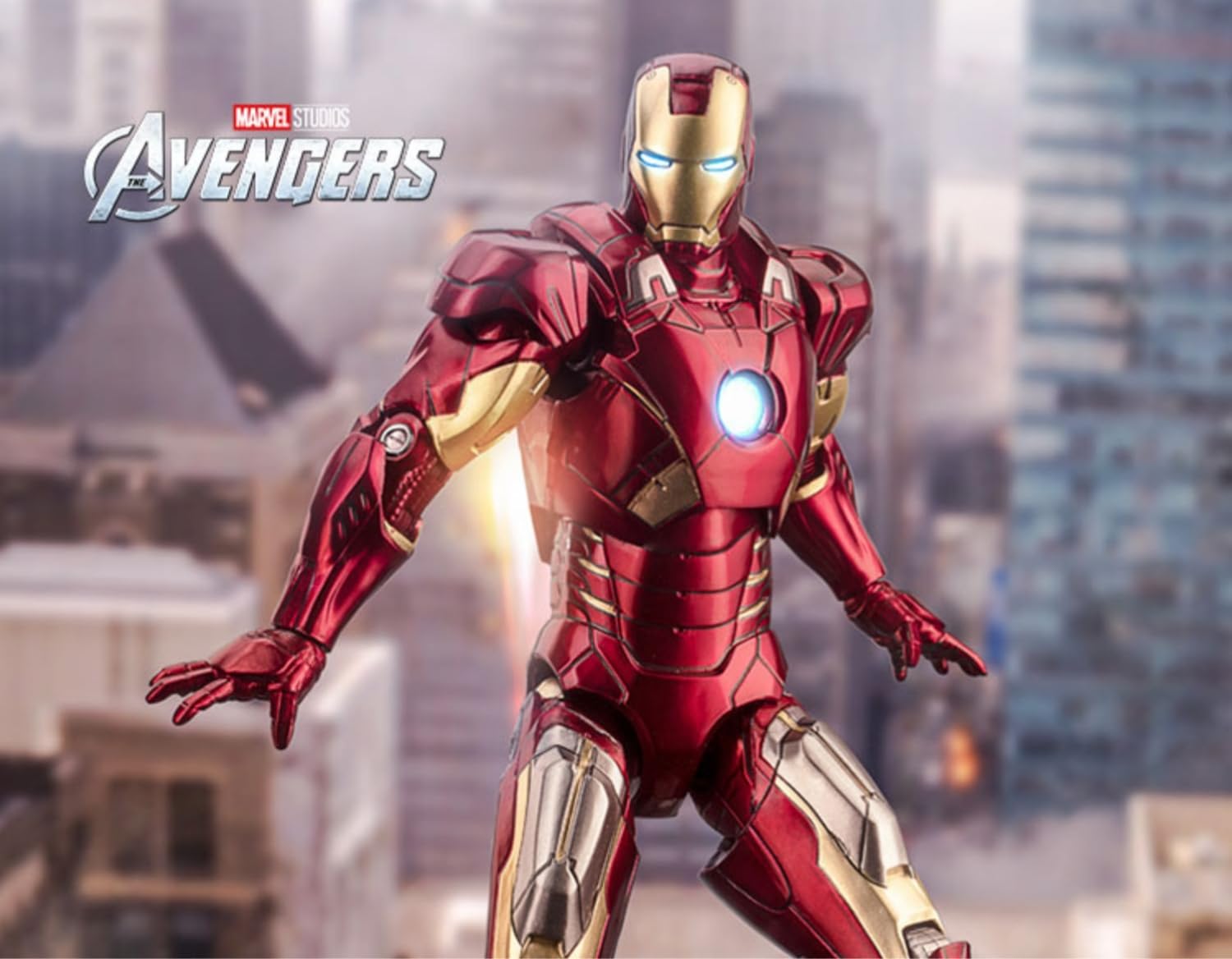 Conjunto completo de figuras coleccionables de ZD: Iron Man Mark, figura de acción en miniatura a escala 1:10