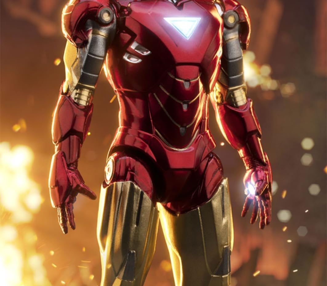 Conjunto completo de figuras coleccionables de ZD: Iron Man Mark Garage, figura de acción en miniatura a escala 1:20