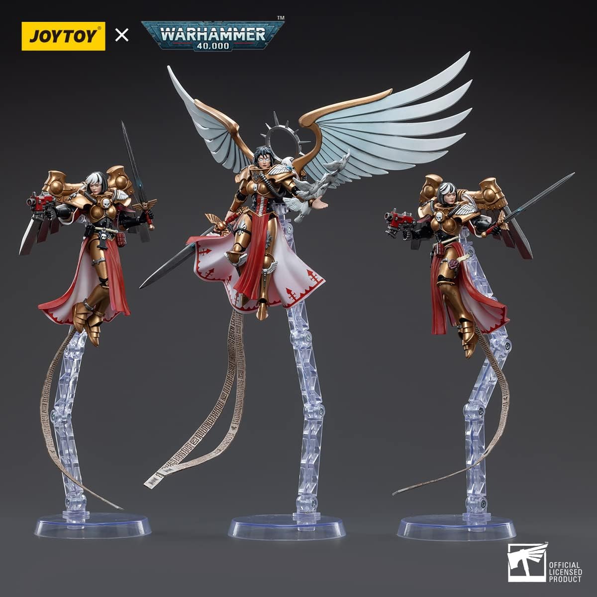 JoyToy 40K Adepta Sororitas Geminae Superia 2 figurine à collectionner à l'échelle 1:18