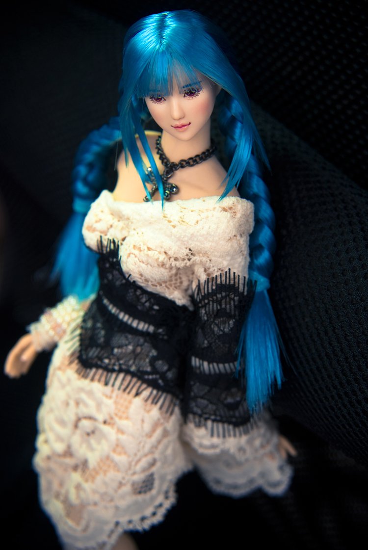 Figura de acción esculpida de cabeza femenina a escala 1/6 TBLeague/Obitsu/JIAOU CDH16