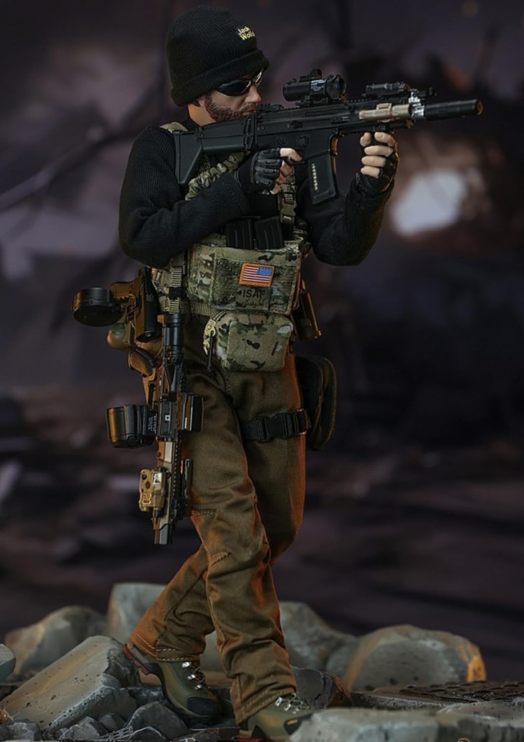 Figura coleccionable de Mini Times Toys: Figura de acción masculina en miniatura de estilo militar de las Fuerzas Especiales del Ejército de EE. UU., escala 1:6, M049