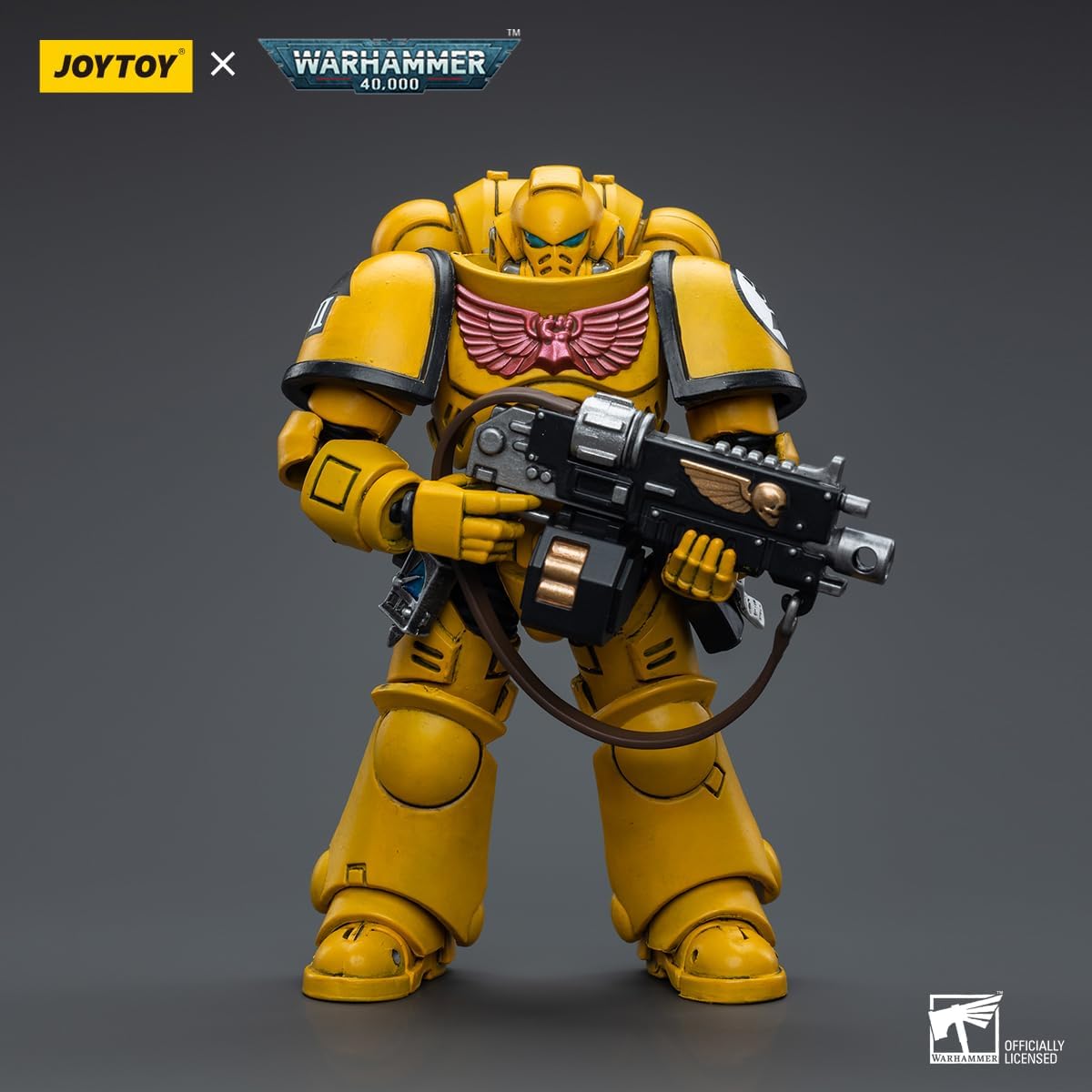 Figurine de collection JoyToy 40K Imperial Fists Intercessors à l'échelle 1:18