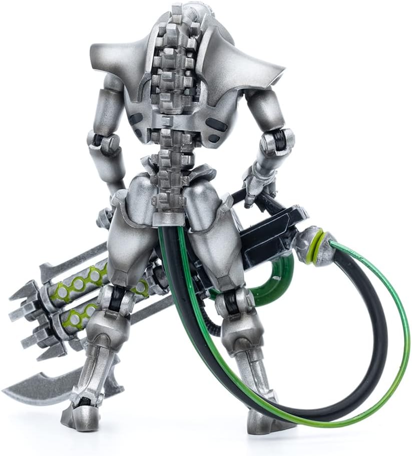 JoyToy - Figurines d'action Warhammer 40K sous licence officielle à l'échelle 1/18, série complète Black Templars et Necrons (Nécrons, Silver Blaster x 1)