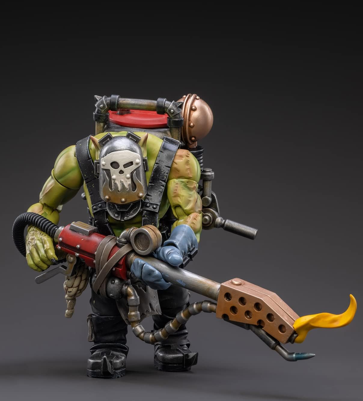 JoyToy - Figurines d'action de science-fiction sous licence officielle Warhammer 40K à l'échelle 1/18, série complète Ork Commandos Burna Boy Ragrob