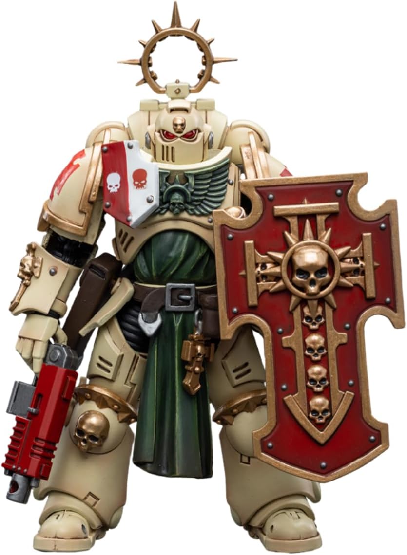 JoyToy Warhammer 40K Figurine à collectionner : Dark Angels Bladeguard Veteran Figurines d'action à l'échelle 1:18 JT7967