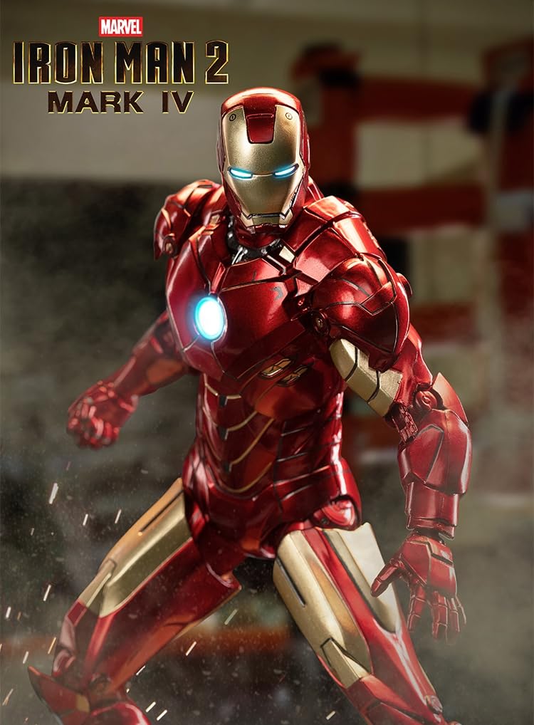 Conjunto completo de figuras coleccionables de ZD: Iron Man Mark, figura de acción en miniatura a escala 1:10