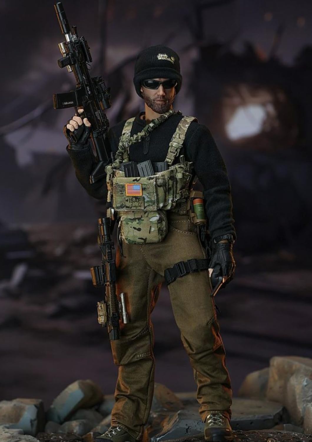 Figura coleccionable de Mini Times Toys: Figura de acción masculina en miniatura de estilo militar de las Fuerzas Especiales del Ejército de EE. UU., escala 1:6, M049