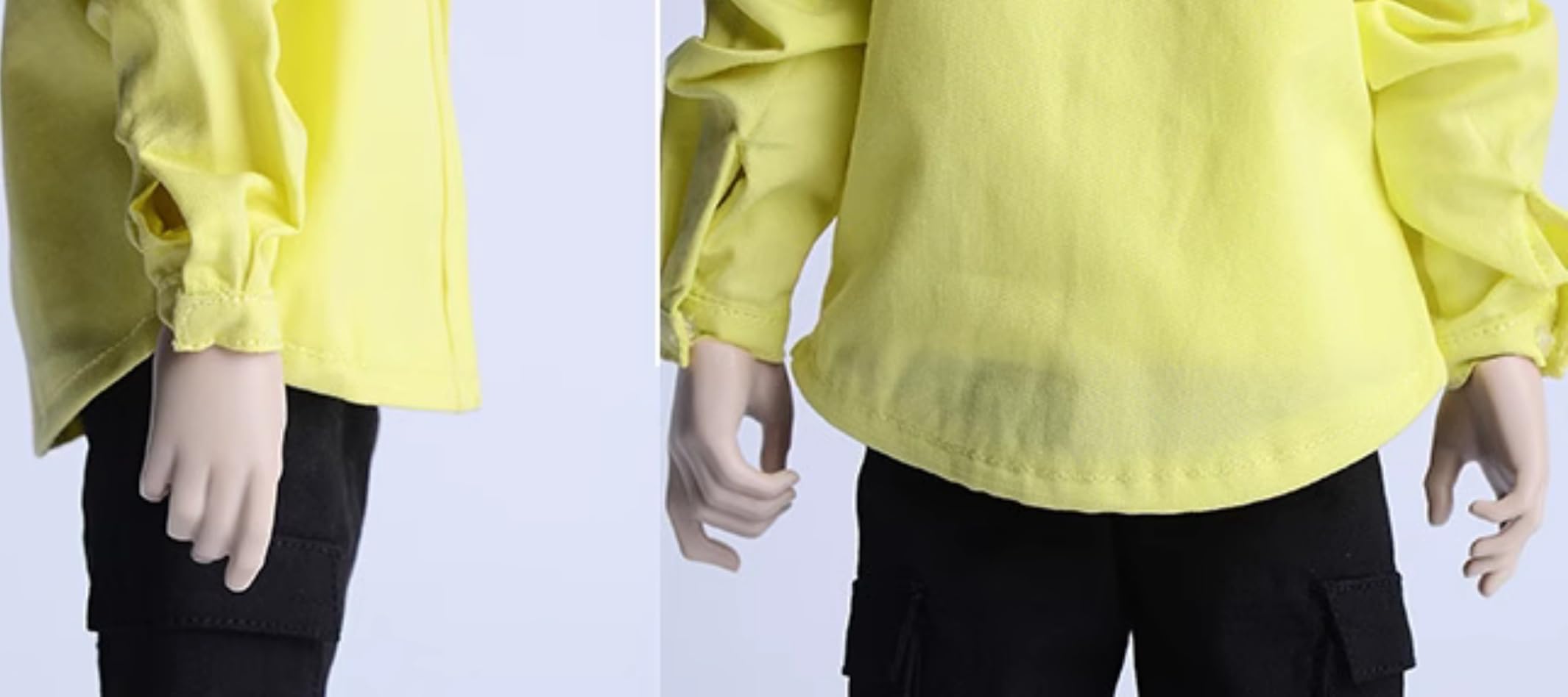 Ropa para muñeca a escala 1/6: Camisa de manga larga para figura de acción coleccionable de 12 pulgadas