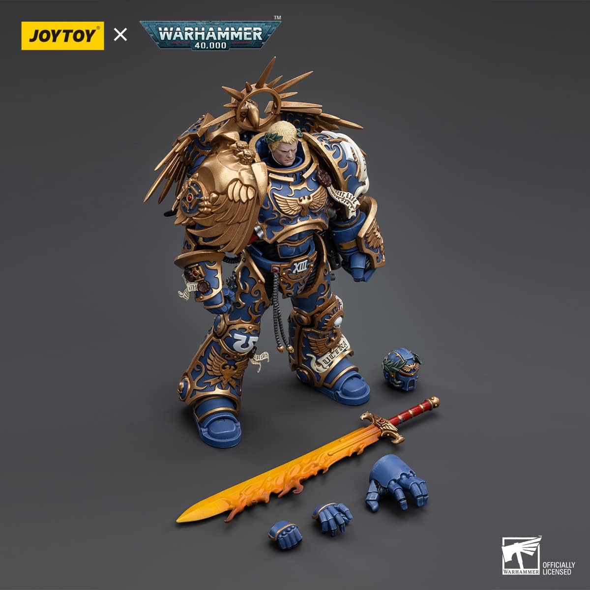 JOYTOY Warhammer 40K Ultramarines Primarch Roboute Guilliman 1/18 Scale Action Figure