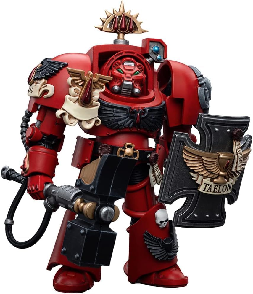 Figurine de collection JoyToy 40K Blood Angels Assault Terminators Brother Taelon à l'échelle 1:18