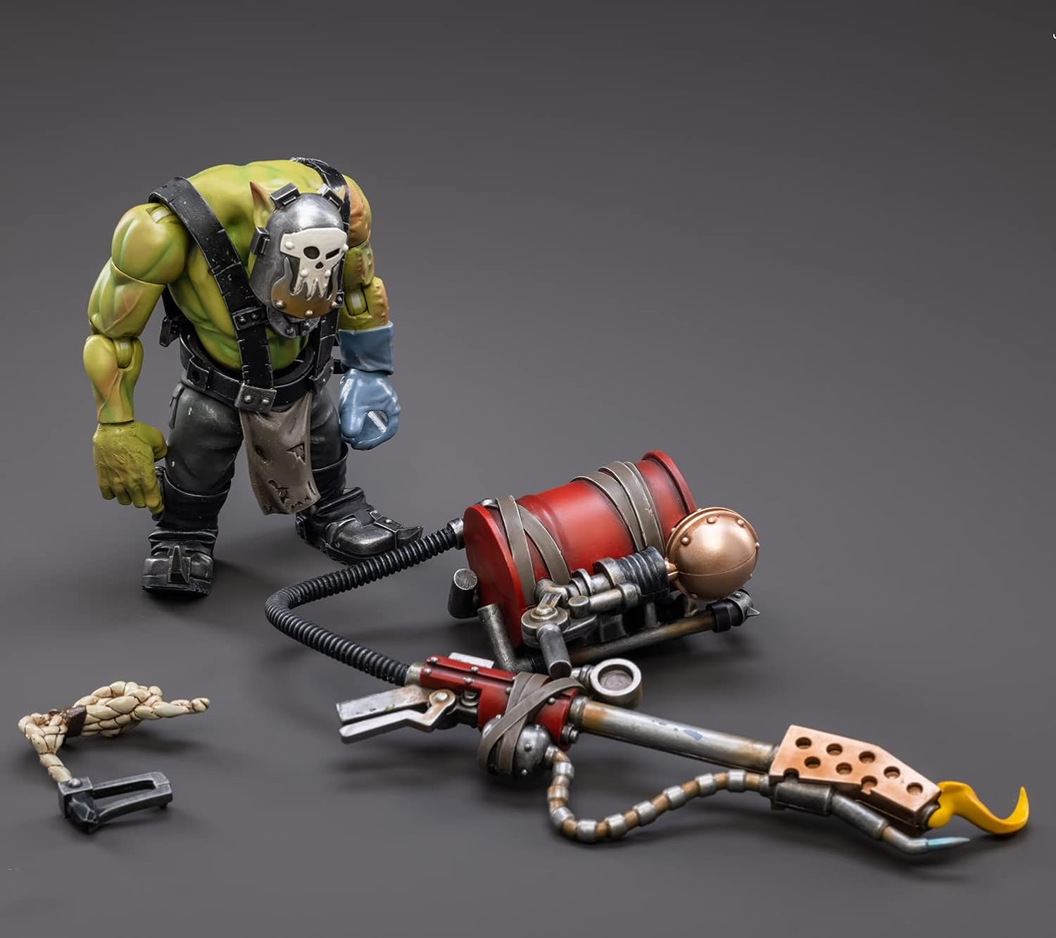 JoyToy - Figurines d'action de science-fiction sous licence officielle Warhammer 40K à l'échelle 1/18, série complète Ork Commandos Burna Boy Ragrob