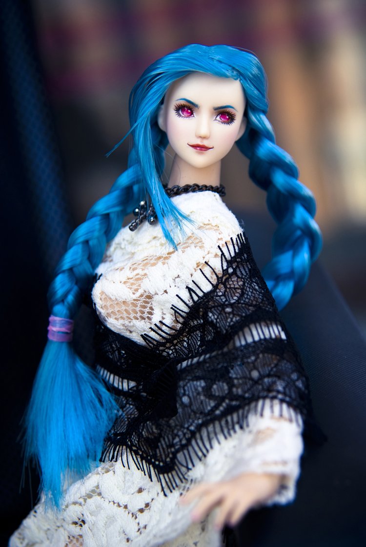 Figura de acción esculpida de cabeza femenina a escala 1/6 TBLeague/Obitsu/JIAOU CDH15